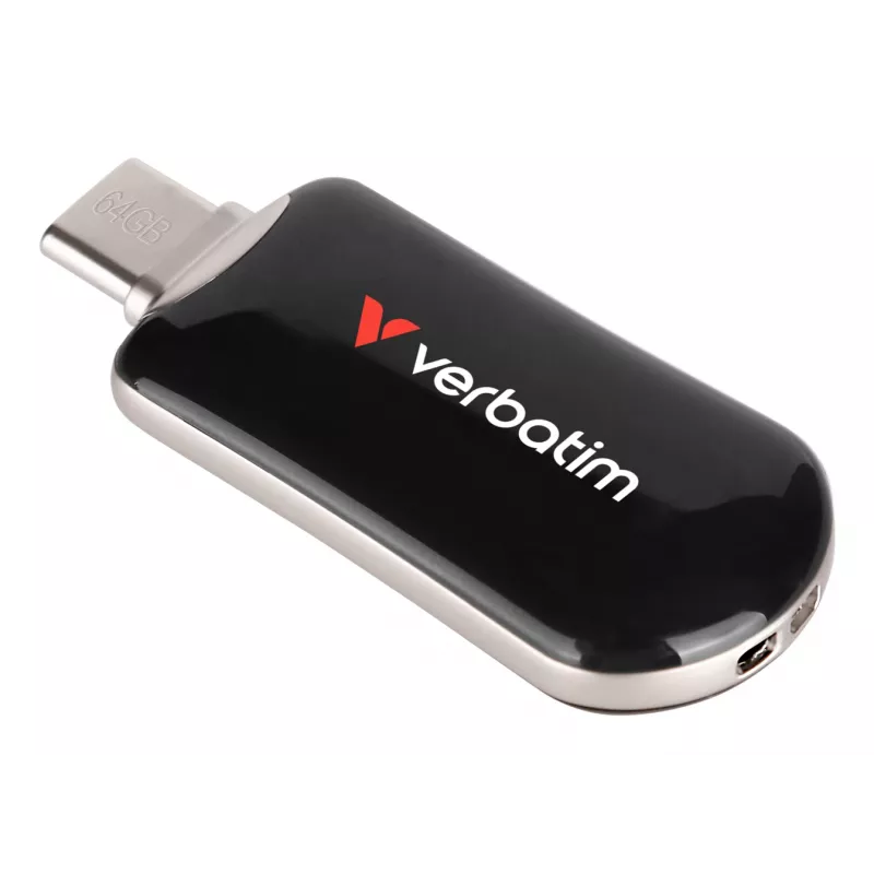 Verbatim Plectra USB-C Flash-Laufwerk Schwarz 64GB