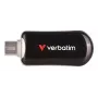Verbatim Plectra USB-C Flash Drive Schwarz 128GB, 128 GB, USB Type-C, 3.2 Gen 1 (3.1 Gen 1), 100 MB/s, Capless, Schwarz