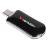 Verbatim Plectra USB-C Flash Drive Schwarz 128GB, 128 GB, USB Type-C, 3.2 Gen 1 (3.1 Gen 1), 100 MB/s, Capless, Schwarz