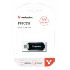 Verbatim Plectra USB-C Flash Drive Schwarz 128GB, 128 GB, USB Type-C, 3.2 Gen 1 (3.1 Gen 1), 100 MB/s, Capless, Schwarz