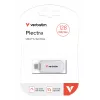 Verbatim Plectra USB-C Flash-Laufwerk Weiß 128 GB, 128 GB, USB Typ-C, 3.2 Gen 1 (3.1 Gen 1), 100 MB/s, kappenlos, Weiß