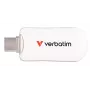 Verbatim Plectra USB-C Flash Drive Weiß 256GB, 256 GB, USB Type-C, 3.2 Gen 1 (3.1 Gen 1), 100 MB/s, Kappenlos, Weiß