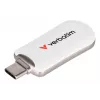 Verbatim Plectra USB-C Flash Drive Weiß 256GB, 256 GB, USB Type-C, 3.2 Gen 1 (3.1 Gen 1), 100 MB/s, Kappenlos, Weiß
