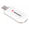 Verbatim Plectra USB-C Flash Drive Weiß 256GB, 256 GB, USB Type-C, 3.2 Gen 1 (3.1 Gen 1), 100 MB/s, Kappenlos, Weiß