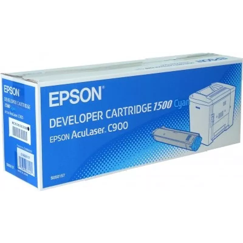Epson AL-C900 Entwicklerkartusche Cyan 1,5k, 1500 Seiten, Cyan, 1 Stk.
