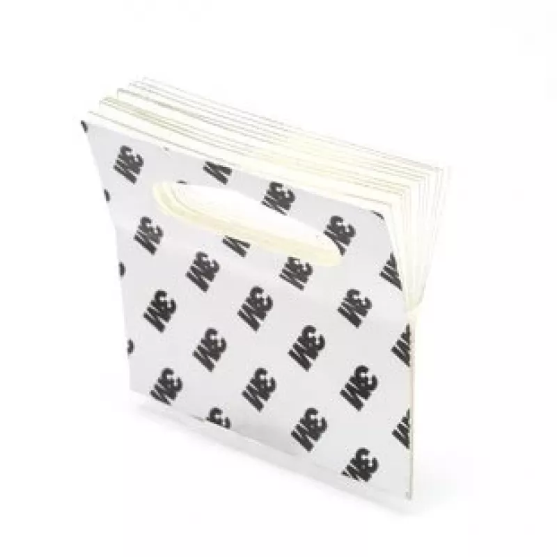 3M 1075 selbstklebendes Etikett Quadrat Transparent