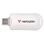 Verbatim Plectra USB-C Flash Drive Weiß 512GB, 512 GB, USB Typ-C, 3.2 Gen 1 (3.1 Gen 1), 100 MB/s, Kappenlos, Weiß