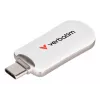 Verbatim Plectra USB-C Flash Drive Weiß 512GB, 512 GB, USB Typ-C, 3.2 Gen 1 (3.1 Gen 1), 100 MB/s, Kappenlos, Weiß