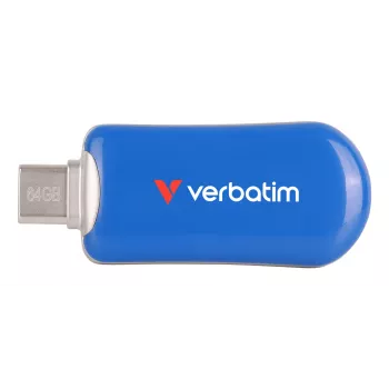 Verbatim Plectra USB-C Flash-Laufwerk Blau 64GB
