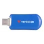 Verbatim Plectra USB-C-Flash-Laufwerk Blau 512GB, 512 GB, USB Typ-C, 3.2 Gen 1 (3.1 Gen 1), 100 MB/s, Kappenlos, Blau