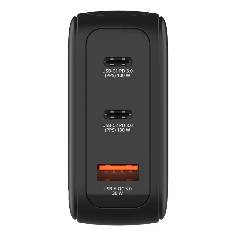 Verbatim Mini GaN Charger 100W mit Display, Indoor, AC, 20 V, Schwarz