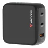 Verbatim Mini GaN Charger 100W mit Display, Indoor, AC, 20 V, Schwarz