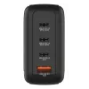 Verbatim Mini GaN Ladegerät 140W mit Display, Innenbereich, AC, 28 V, Schwarz