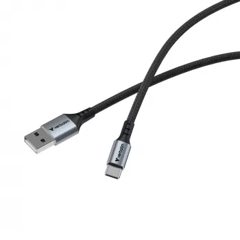 Verbatim Sync & Charge Kabel USB-A auf USB-C 120 cm, 1,2 m, USB A, USB C, USB 2.0, 0,48 Gbit/s, Schwarz