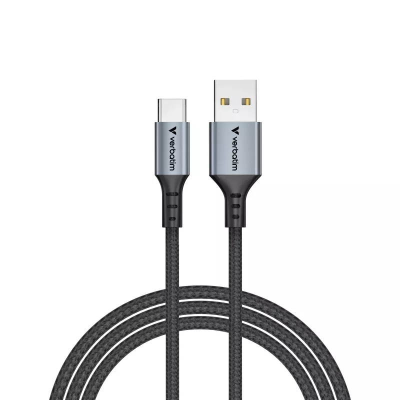 Verbatim Sync & Charge Kabel USB-A auf USB-C 120 cm, 1,2 m, USB A, USB C, USB 2.0, 0,48 Gbit/s, Schwarz