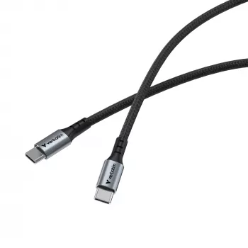 Verbatim Sync & Charge Kabel – 60W USB-C auf USB-C 120 cm, 1,2 m, USB C, USB C, USB 2.0, 0,48 Gbit/s, Schwarz