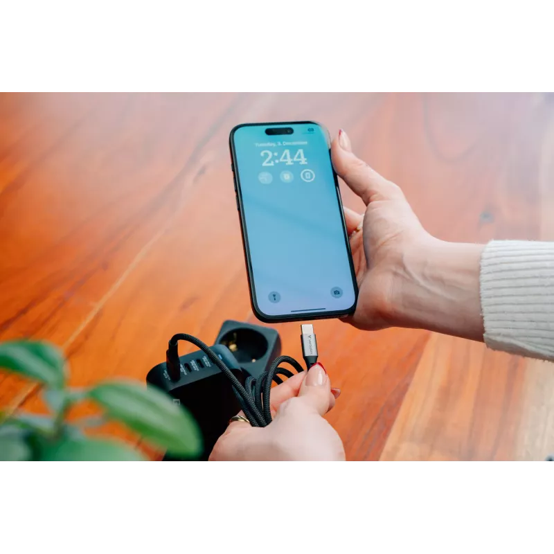 Verbatim Sync & Charge Kabel – 60W USB-C auf USB-C 120 cm, 1,2 m, USB C, USB C, USB 2.0, 0,48 Gbit/s, Schwarz