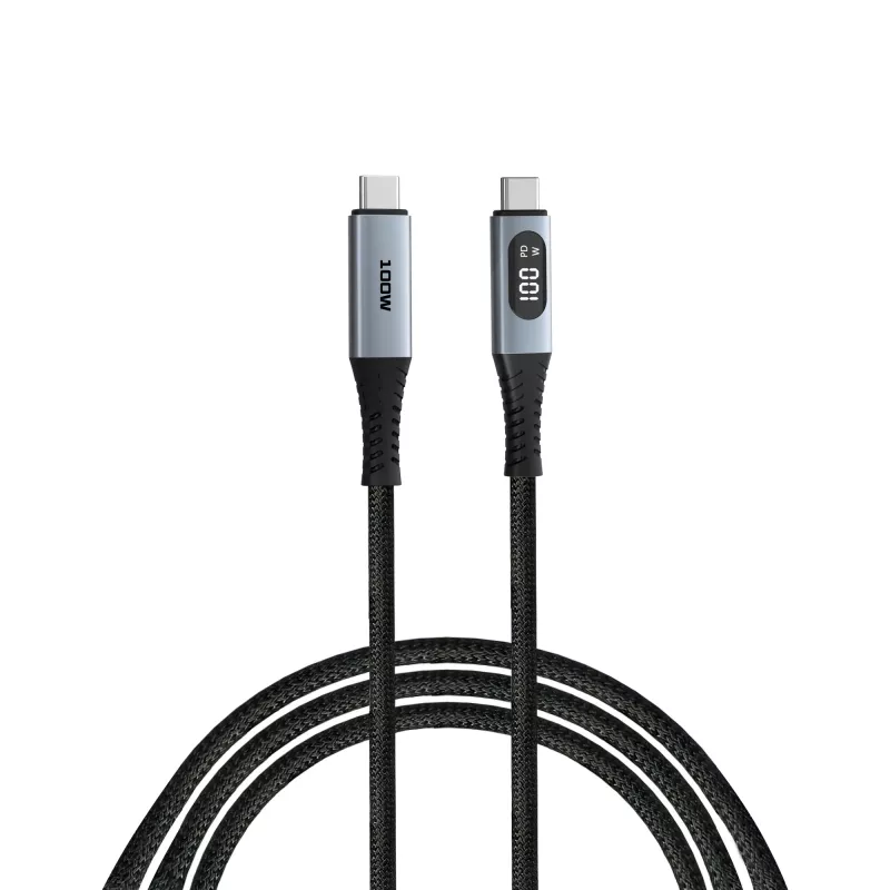 Verbatim Sync & Charge USB C auf USB C 100W Display 120 cm, 1,2 m, USB C, USB C, USB 2.0, 0,48 Gbit/s, Schwarz