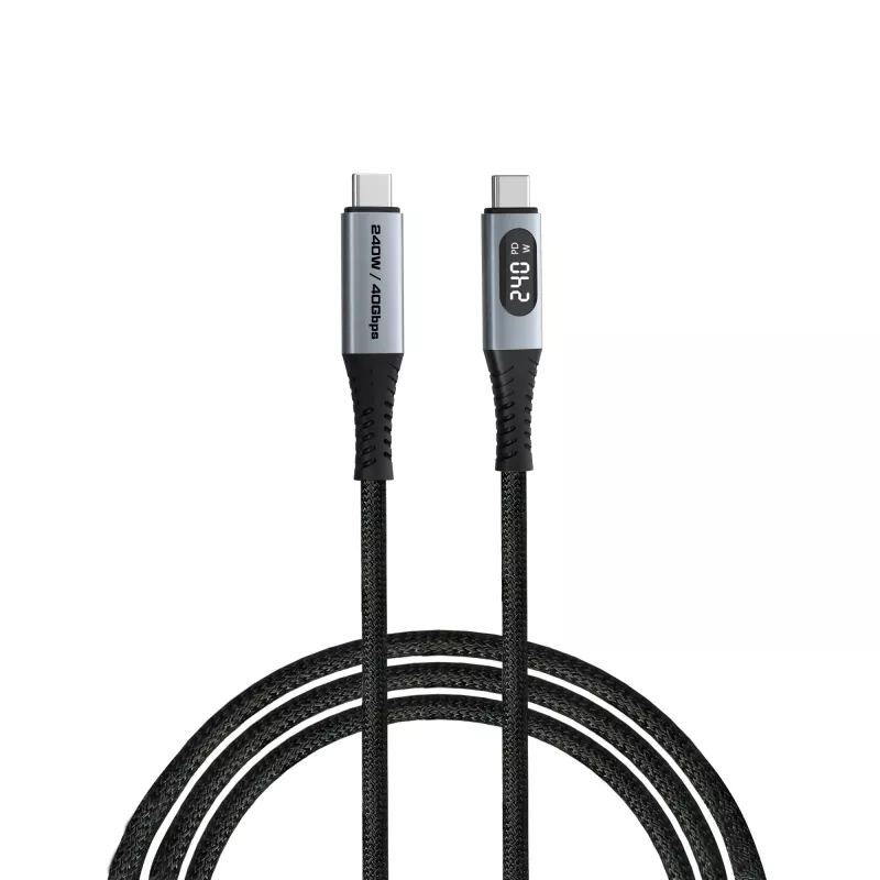 Verbatim Sync & Charge USB-C auf USB-C 240W 40 Gbit/s Anzeige 120 cm