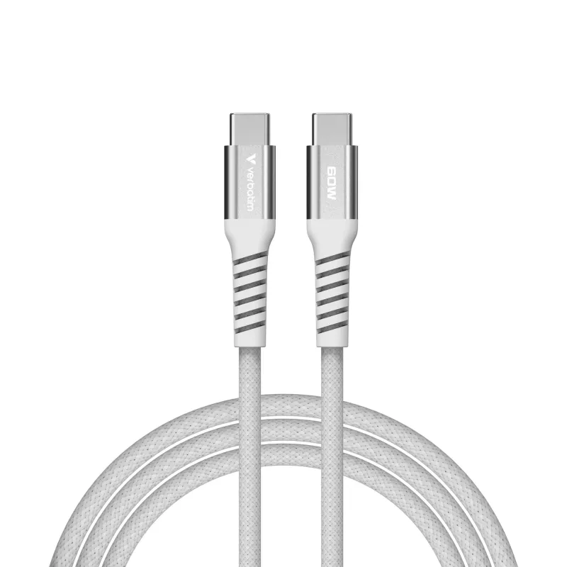 Verbatim Sync & Charge Magnetic Kabel - 60W USB-C auf USB-C 120 cm Grau