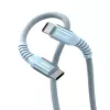 Verbatim Sync & Charge Magnetisches Kabel – 60 W USB-C auf USB-C 120 cm Blau
