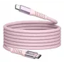 Verbatim Sync & Charge Magnetisches Kabel – 60 W USB-C auf USB-C, 120 cm, Pink