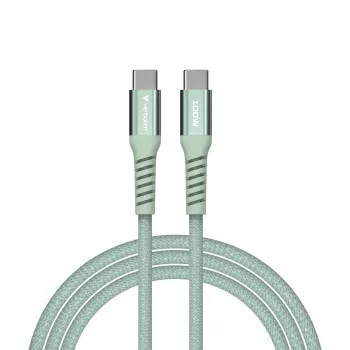 Verbatim Sync & Charge Magnetic Kabel - 100W USB-C auf USB-C 120 cm Grün
