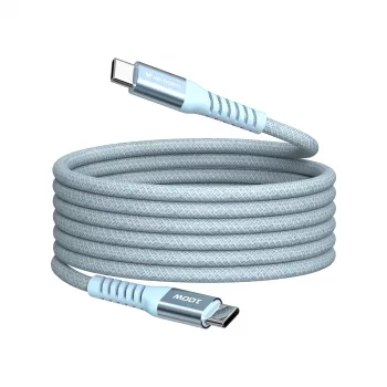 Verbatim Sync & Charge Magnetkabel – 100W USB-C auf USB-C 120 cm Blau