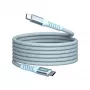 Verbatim Sync & Charge Magnetkabel – 100W USB-C auf USB-C 120 cm Blau
