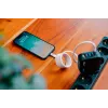 Verbatim Sync & Charge Magnetkabel – 100W USB-C auf USB-C 120 cm Blau