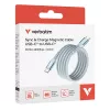 Verbatim Sync & Charge Magnetkabel – 100W USB-C auf USB-C 120 cm Blau