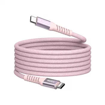 Verbatim Sync & Charge Magnetic Kabel – 100W USB-C auf USB-C, 120 cm, Pink