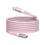Verbatim Sync & Charge Magnetic Kabel – 100W USB-C auf USB-C, 120 cm, Pink
