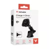 Verbatim Charge 'n' Drive Qi2 Magnetisches kabelloses Auto-Ladegerät, Auto, USB, Kabelloses Laden, 1 m, Schwarz