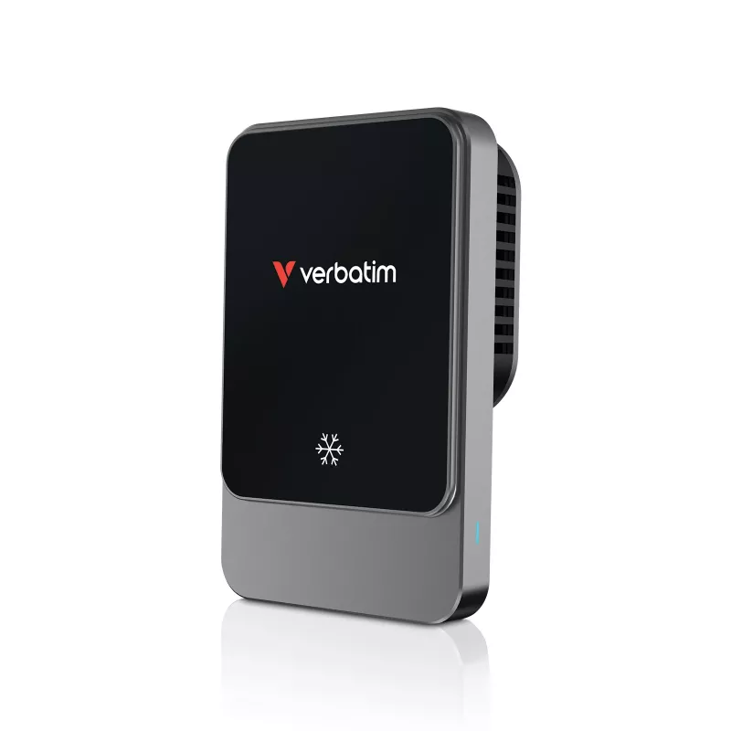 Verbatim Charge 'n' Drive Magnetisches kabelloses Autoladegerät, Auto, USB, Kabelloses Laden, 1 m, Schwarz