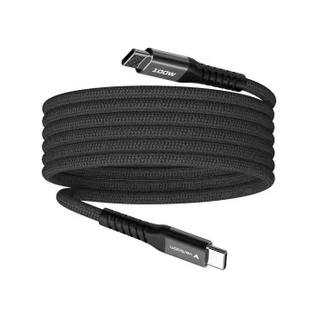 Verbatim Sync & Charge Magnetic Kabel – 100 W USB-C auf USB-C 120 cm Schwarz