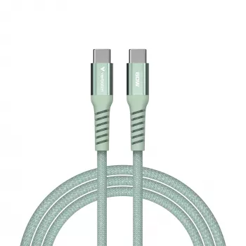 Verbatim Sync & Charge Magnetic Kabel - 60W USB-C auf USB-C 120 cm Grün