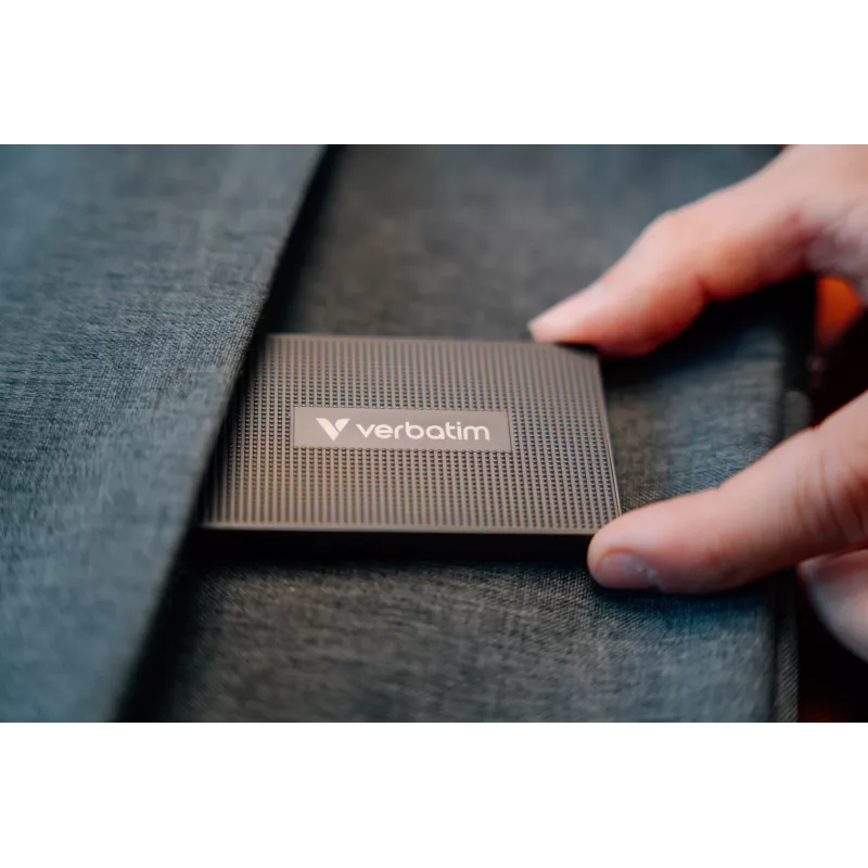Verbatim Metal Mini SSD USB-C 3.2 Gen 2 1 TB, 1 TB, USB Type-C, USB 3.2 Gen 2x2, 2000 MB/s, 10 Gbit/s, Grau