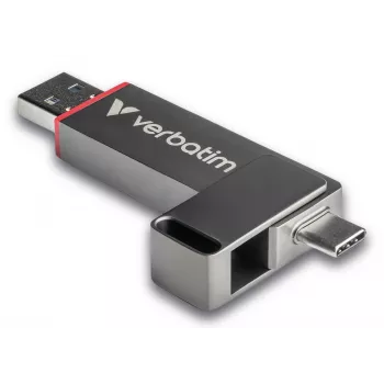 Verbatim Dual QuickStick USB-Stick 512 GB USB Type-A / USB Type-C 3.2 Gen 1 (3.1 Gen 1) Grau