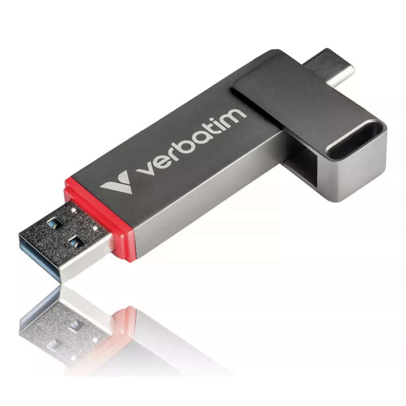 Verbatim Dual QuickStick USB-Stick 512 GB USB Type-A / USB Type-C 3.2 Gen 1 (3.1 Gen 1) Grau