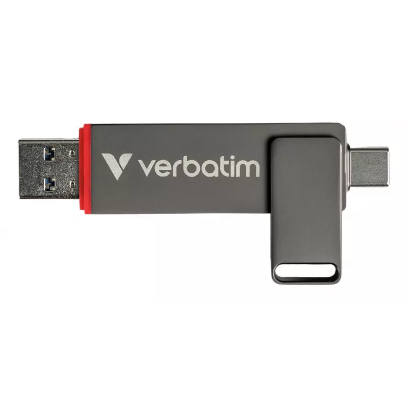 Verbatim Dual QuickStick USB-Stick 512 GB USB Type-A / USB Type-C 3.2 Gen 1 (3.1 Gen 1) Grau