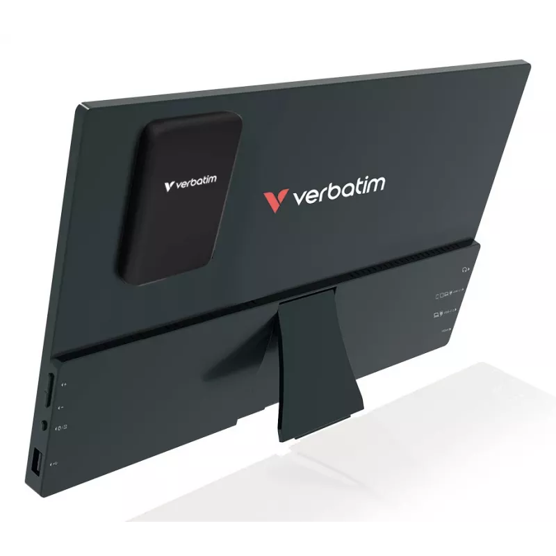 Verbatim Tragbarer Touchscreen-Monitor Light 14 Zoll Full HD 1080p & kabellose Stromversorgung
