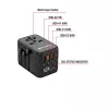 Verbatim UTA-05 65W GaN III Universal-Reiseadapter mit 2 x USB-C PD & QC 4+ & 2 x USB-A Anschlüssen