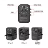 Verbatim UTA-05 65W GaN III Universal-Reiseadapter mit 2 x USB-C PD & QC 4+ & 2 x USB-A Anschlüssen