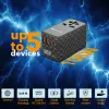 Verbatim UTA-06 100W GaN III Universal-Reiseadapter mit 2 x USB-C PD & QC 4+ & 2 x USB-A QC 3.0 Anschlüssen