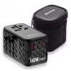 Verbatim UTA-10 140W GaN III Universal-Reiseadapter mit 2 x USB-C PD 3.1 & QC 4+, 1 x USB-C PD 3.0 & 1 x USB-A QC 3.0 Anschlüssen