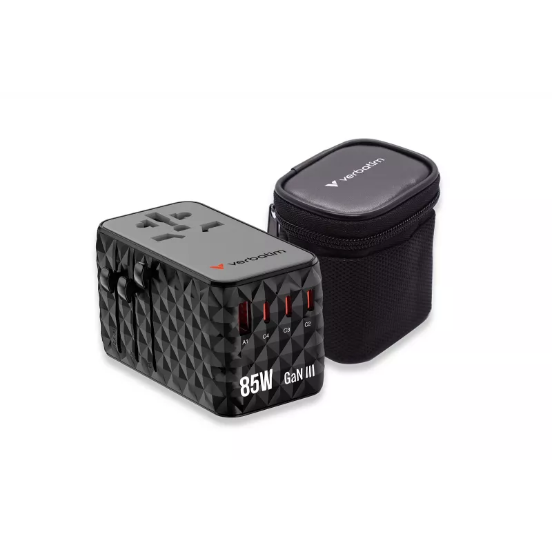 Verbatim Charge 'n' Travel Diamond 85W Retractable Kabel CNT-02
