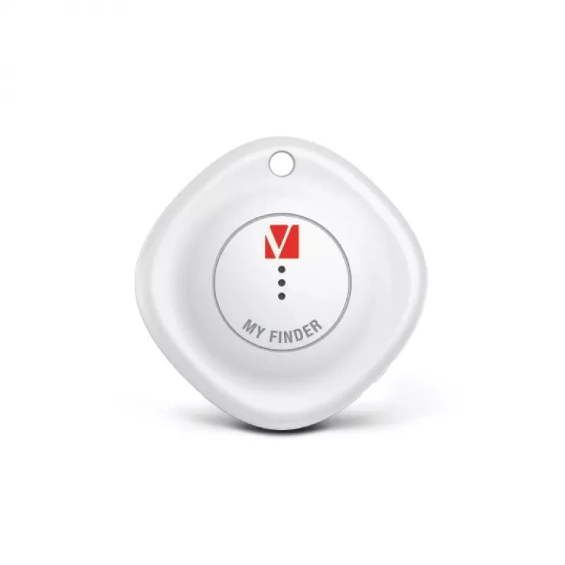 Verbatim MYF-02 Bluetooth Item Finder 2er-Pack Schwarz/Weiß