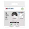 Verbatim My Finder Coin Bluetooth-Tracker – 2er-Pack, persönlich, Finder, Schwarz, Weiß, staubdicht, wasserdicht, IP66, CR2032