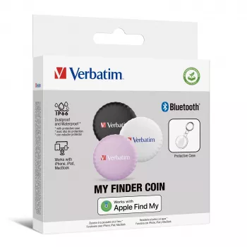 Verbatim 32135 GPS Tracker/Finder Personal Schwarz, Pink, Weiß